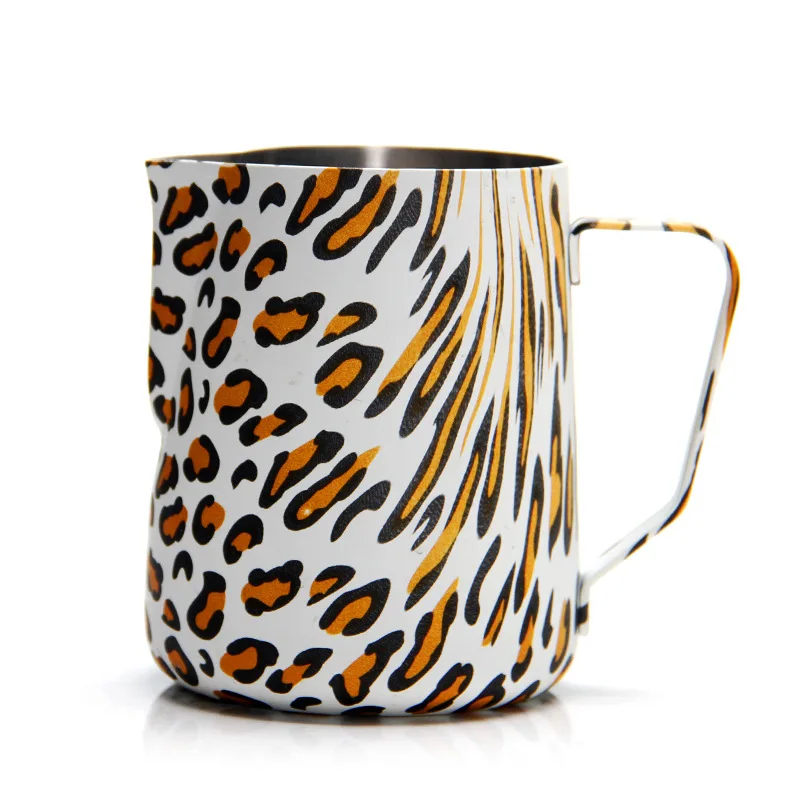 300/600ml Leopard Pattern Coffee Pitcher Milk Jug Frothing Pitcher Pull Flower Cup Espresso Tools Cafe Accessories For Barista
300/600ml Leopard Pattern Coffee Pitcher Milk Jug Frothing Pitcher Pull Flower Cup Espresso Tools Cafe Accessories For Barista