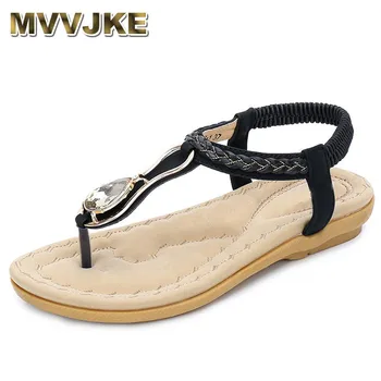 MVVJKE Summer 2018 Women Flat Gladiator Sandals Shoes Woman Bohemia Flip Flop Crystal Casual Black Beach Sandals 35-41
MVVJKE Summer 2018 Women Flat Gladiator Sandals Shoes Woman Bohemia Flip Flop Crystal Casual Black Beach Sandals 35-41