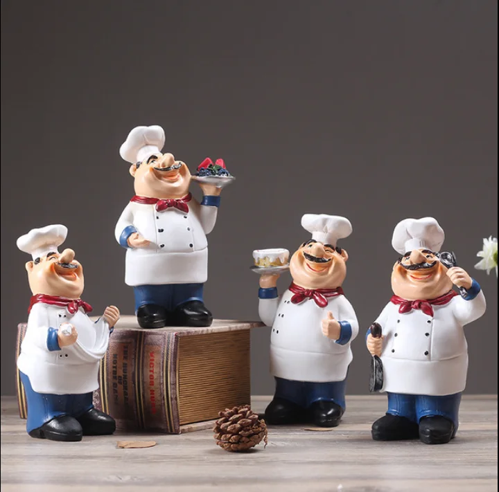 American Style chef Resin Figurine Creative White top hat Cook retro nostalgic Kitchen ornaments home Decor Crafts Gifts
American Style chef Resin Figurine Creative White top hat Cook retro nostalgic Kitchen ornaments home Decor Crafts Gifts