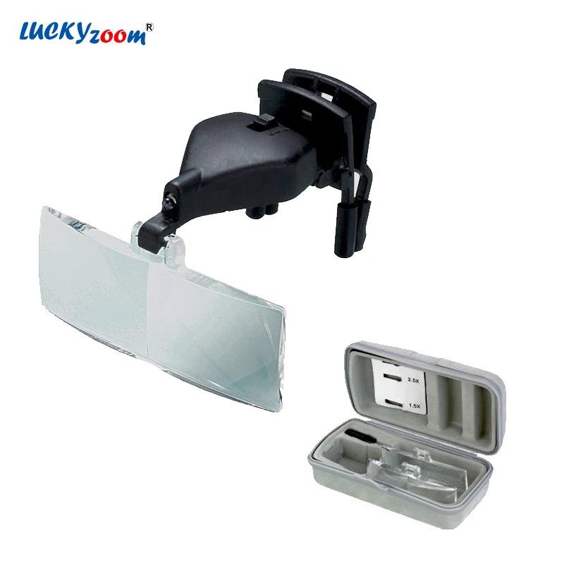 LUCKY ZOOM Headband Glasses Magnifier Magnifying Glasses LED Lamp Portable illuminated Magnifier Loupe 1.5X 2.5X 3.5X Repair
LUCKY ZOOM Headband Glasses Magnifier Magnifying Glasses LED Lamp Portable illuminated Magnifier Loupe 1.5X 2.5X 3.5X Repair