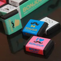 4B Black Cute Kawaii Moustache Black Eraser Student Artist School Supplies Novetly Soft Rubber Sketch Office Stationery
4B Black Cute Kawaii Moustache Black Eraser Student Artist School Supplies Novetly Soft Rubber Sketch Office Stationery
