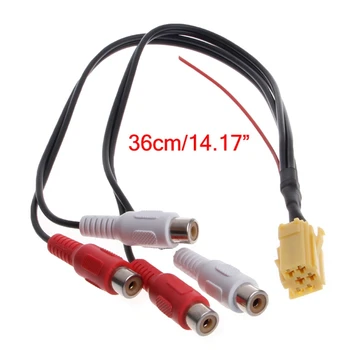 Mini ISO Adapter Aux 4 Chinch Cabel 4 RCA For VW Seat Skoda Blaupunkt VDO Auto RCA Cable For Audi A3 2017 Interior Car Kit
Mini ISO Adapter Aux 4 Chinch Cabel 4 RCA For VW Seat Skoda Blaupunkt VDO Auto RCA Cable For Audi A3 2017 Interior Car Kit