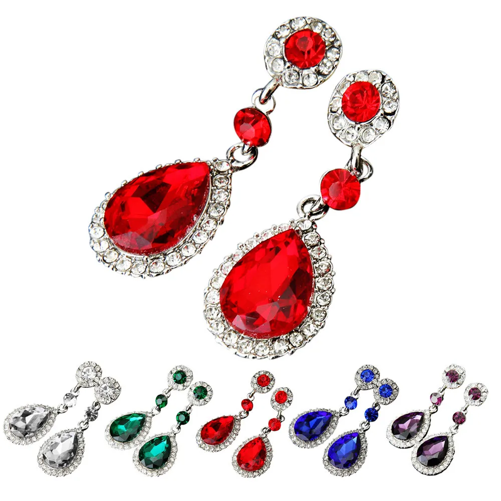 2019 New Arrival Wedding Jewelry Rhinestone Style Wedding Earrings For Women Creative Design Pendientes #10
2019 New Arrival Wedding Jewelry Rhinestone Style Wedding Earrings For Women Creative Design Pendientes #10