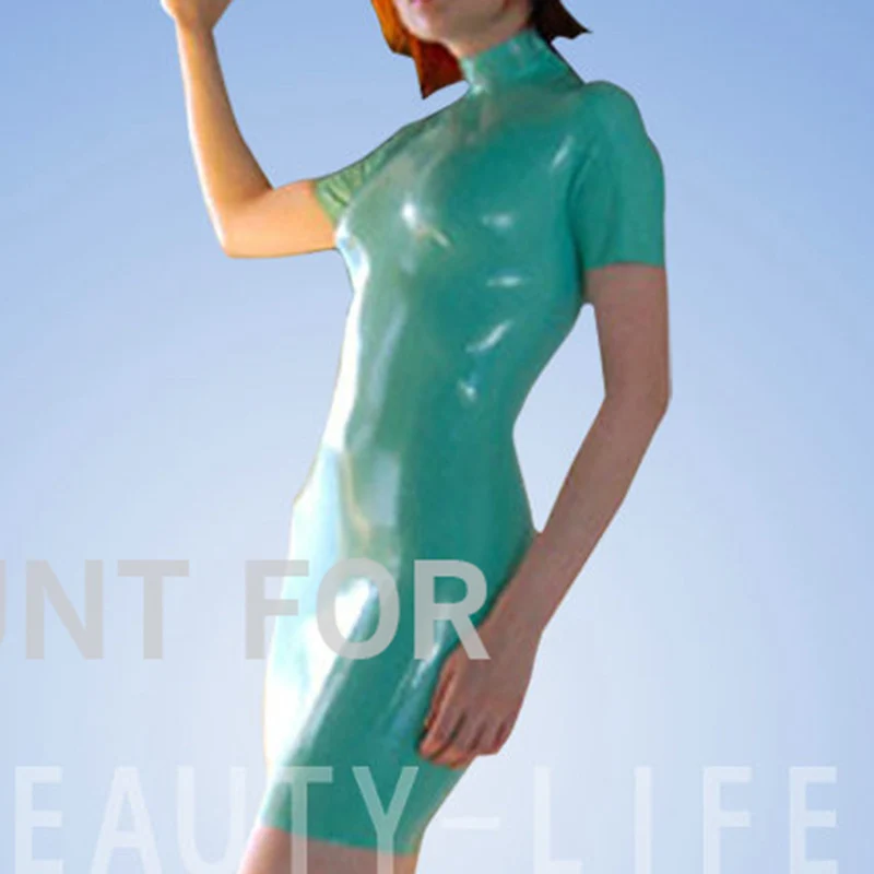 Latex nice dresses for women fetish suits sexy zipper natural and handmade size customization
Latex nice dresses for women fetish suits sexy zipper natural and handmade size customization