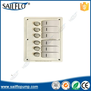 6P HY-LB6Z Aluminium LED Rocker & Circuit Breakers Waterproof Marine Boat Switch Panel
6P HY-LB6Z Aluminium LED Rocker & Circuit Breakers Waterproof Marine Boat Switch Panel