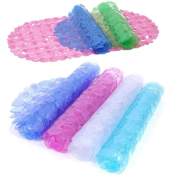 Bathroom Supplies Cobblestone Anti-Slip Bath Mat with Suction Cup Waterproof PVC Multi-Colored Mats
Bathroom Supplies Cobblestone Anti-Slip Bath Mat with Suction Cup Waterproof PVC Multi-Colored Mats