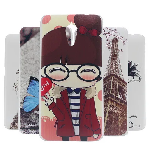 Clear Edge Hard Plastic Painting Back Cover Case For LeEco X800 with soft clear case as gift free shiping |