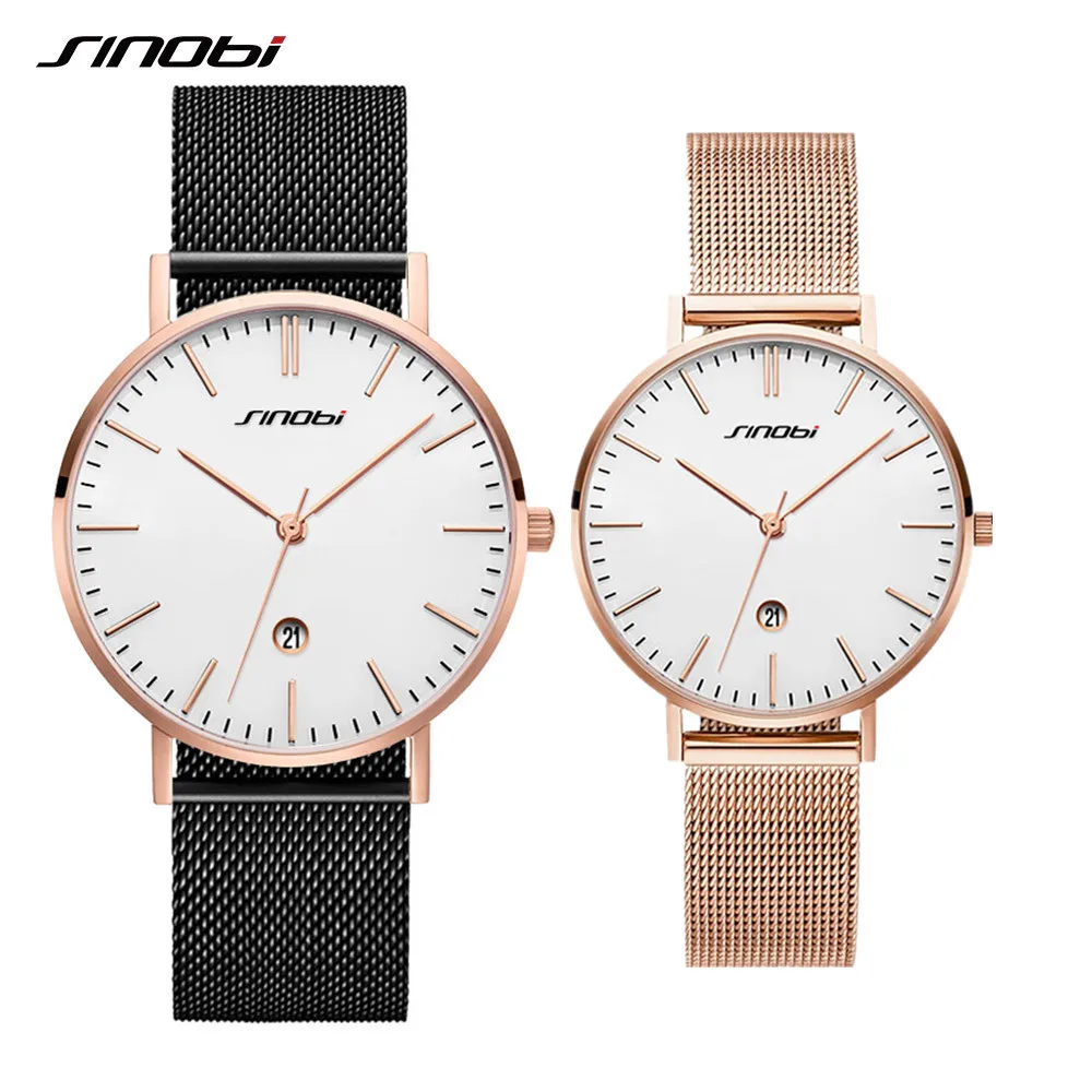 SINOBI Luxury brand Lovers Couple Quartz Wristwatches Mens Women Watches erkek kol saati Lovers Series Clock Relojes Mujer 2019
SINOBI Luxury brand Lovers Couple Quartz Wristwatches Mens Women Watches erkek kol saati Lovers Series Clock Relojes Mujer 2019