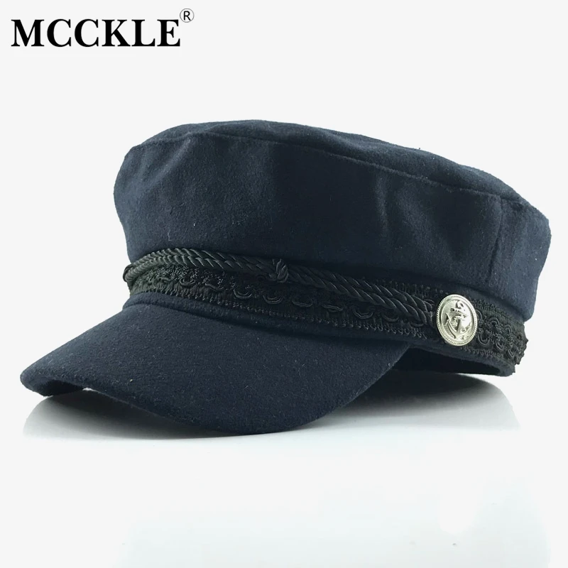 MCCKLE Women Winter Casual Wool Cap Hats 2018 Button Baseball Cap Sun Visor Hat Gorras Casquette Female Black Fashion Caps
MCCKLE Women Winter Casual Wool Cap Hats 2018 Button Baseball Cap Sun Visor Hat Gorras Casquette Female Black Fashion Caps