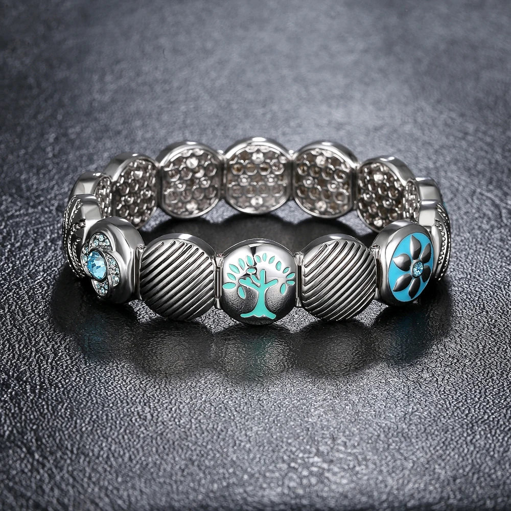 Cremo Tree of Life Bracelet Femme Enemal Charms Flower Bracelet Changeable Elastic Clasp Accessories For Jewelry DIY Invention
Cremo Tree of Life Bracelet Femme Enemal Charms Flower Bracelet Changeable Elastic Clasp Accessories For Jewelry DIY Invention