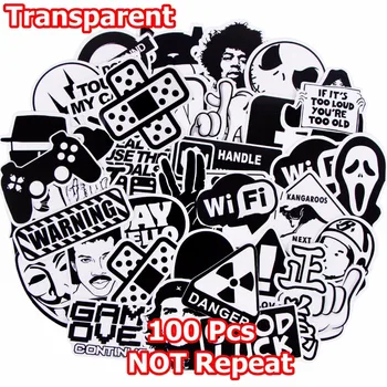 100 Pcs Black and White Transparent Sticker Toys For Luggage Laptop JDM Decor Toy Bike Car Motorcycle Phone Snowboard Stickers
100 Pcs Black and White Transparent Sticker Toys For Luggage Laptop JDM Decor Toy Bike Car Motorcycle Phone Snowboard Stickers