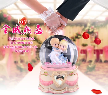 crystal ball music box creative wedding male girls send his wife girlfriend birthday Wedding gift
crystal ball music box creative wedding male girls send his wife girlfriend birthday Wedding gift