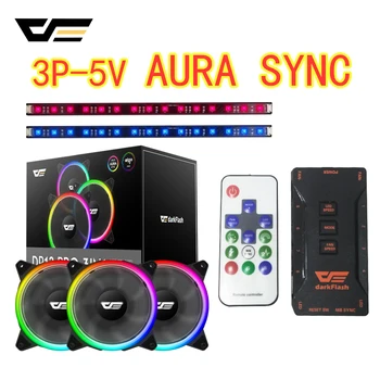 Darkflash dr12-pro 3P-5v AURA SYNC PC Cooling Fan RGB Adjust 120mm Quiet IR Remote computer Cooler Case Fan computer LED Light
Darkflash dr12-pro 3P-5v AURA SYNC PC Cooling Fan RGB Adjust 120mm Quiet IR Remote computer Cooler Case Fan computer LED Light