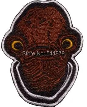 Admiral Ackbar Face Star Wars Luke Han Solo Darth Vader Empire TV Movie Applique Uniform Costume Embroidered iron on patch
Admiral Ackbar Face Star Wars Luke Han Solo Darth Vader Empire TV Movie Applique Uniform Costume Embroidered iron on patch