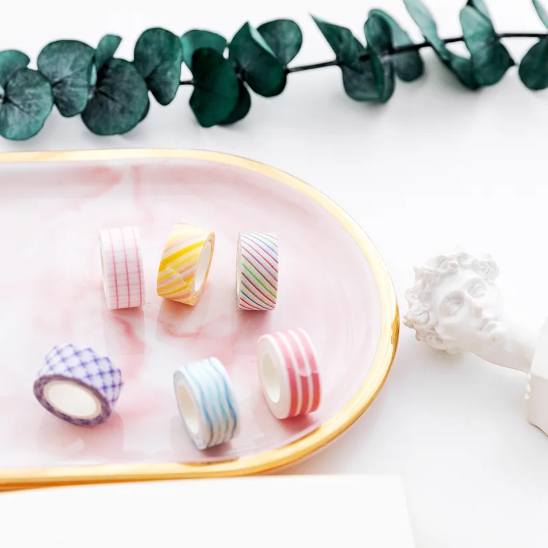 24 pcs Candy color decoration washi tape set 10mm Basic color pink yellow green blue washi tapes stickers Fresh Stationery FJ012
24 pcs Candy color decoration washi tape set 10mm Basic color pink yellow green blue washi tapes stickers Fresh Stationery FJ012