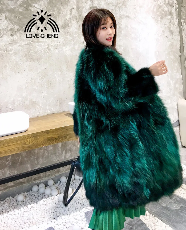 Real genuine natural raccoon fur coat women fashion long jacket ladies 100CM length V-neck thick warm overcoat outwear
Real genuine natural raccoon fur coat women fashion long jacket ladies 100CM length V-neck thick warm overcoat outwear