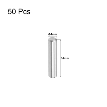 uxcell 50Pcs M3 M4 Cylindrical Pin Locating Dowel 304 Stainless Steel Shelf Support Pin Fasten Elements 6mm-30mm Tool Hardware
uxcell 50Pcs M3 M4 Cylindrical Pin Locating Dowel 304 Stainless Steel Shelf Support Pin Fasten Elements 6mm-30mm Tool Hardware