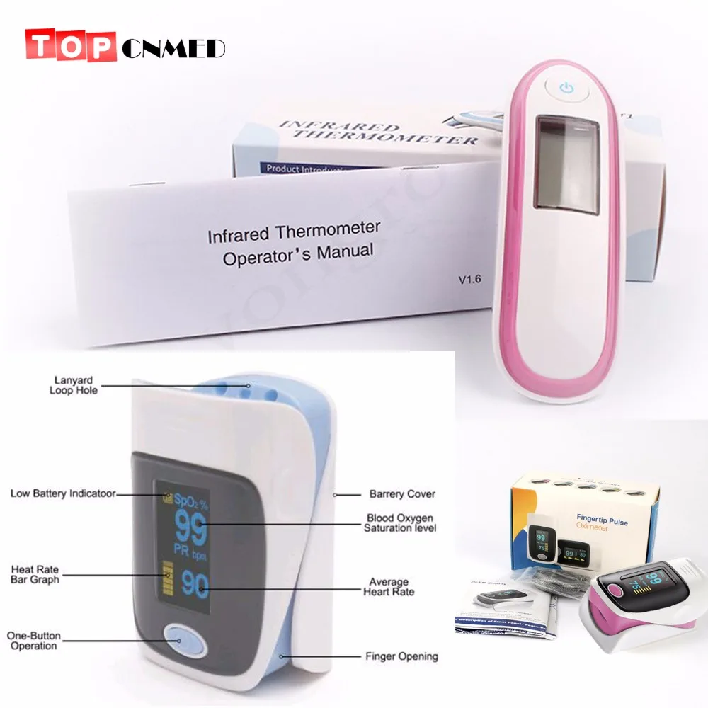 Home Care -- Alarm Setting & BP Sound Fingertip Pulse Oximeter + Digital Thermometer 5 Color Available
Home Care -- Alarm Setting & BP Sound Fingertip Pulse Oximeter + Digital Thermometer 5 Color Available