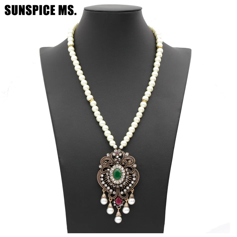 Vintage Flower Strand Bead Pendant Necklace Set Women Antique Simulated-pearl Chain Turkish Bridal Indian Wedding Resin Jewelry
Vintage Flower Strand Bead Pendant Necklace Set Women Antique Simulated-pearl Chain Turkish Bridal Indian Wedding Resin Jewelry