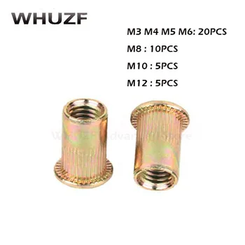 M3 M4 M5 M6 M8 M10 M12 100PCS Carbon Steel Rivets Mix Hollow Rivet Set Zinc Plated Threaded Rivet Metal Plate Tube Fastener Tool
M3 M4 M5 M6 M8 M10 M12 100PCS Carbon Steel Rivets Mix Hollow Rivet Set Zinc Plated Threaded Rivet Metal Plate Tube Fastener Tool