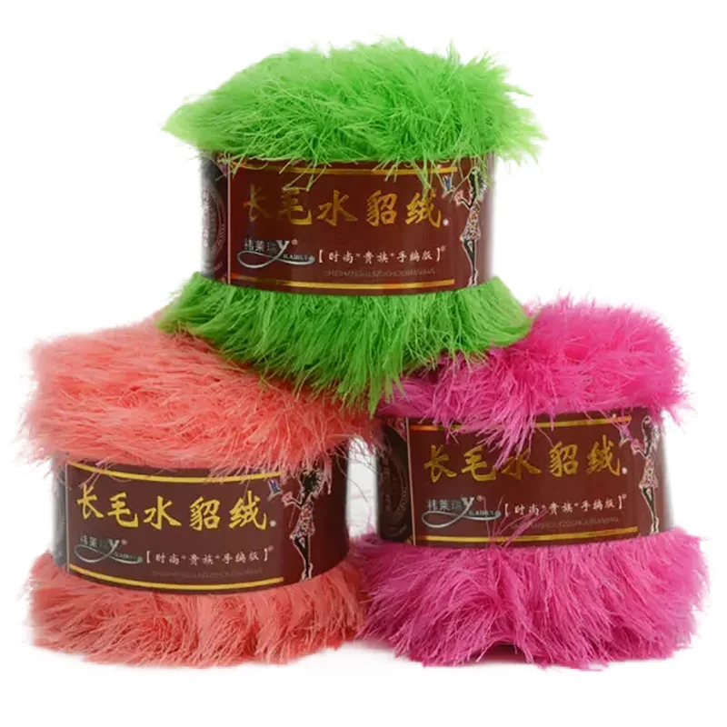 50g/ball Worsted Anti-Pill Faux Mink Nylon Cashmere Yarn for Hand Knitting Crochet Sweater Scarf Hook Needle Thread JK488
50g/ball Worsted Anti-Pill Faux Mink Nylon Cashmere Yarn for Hand Knitting Crochet Sweater Scarf Hook Needle Thread JK488