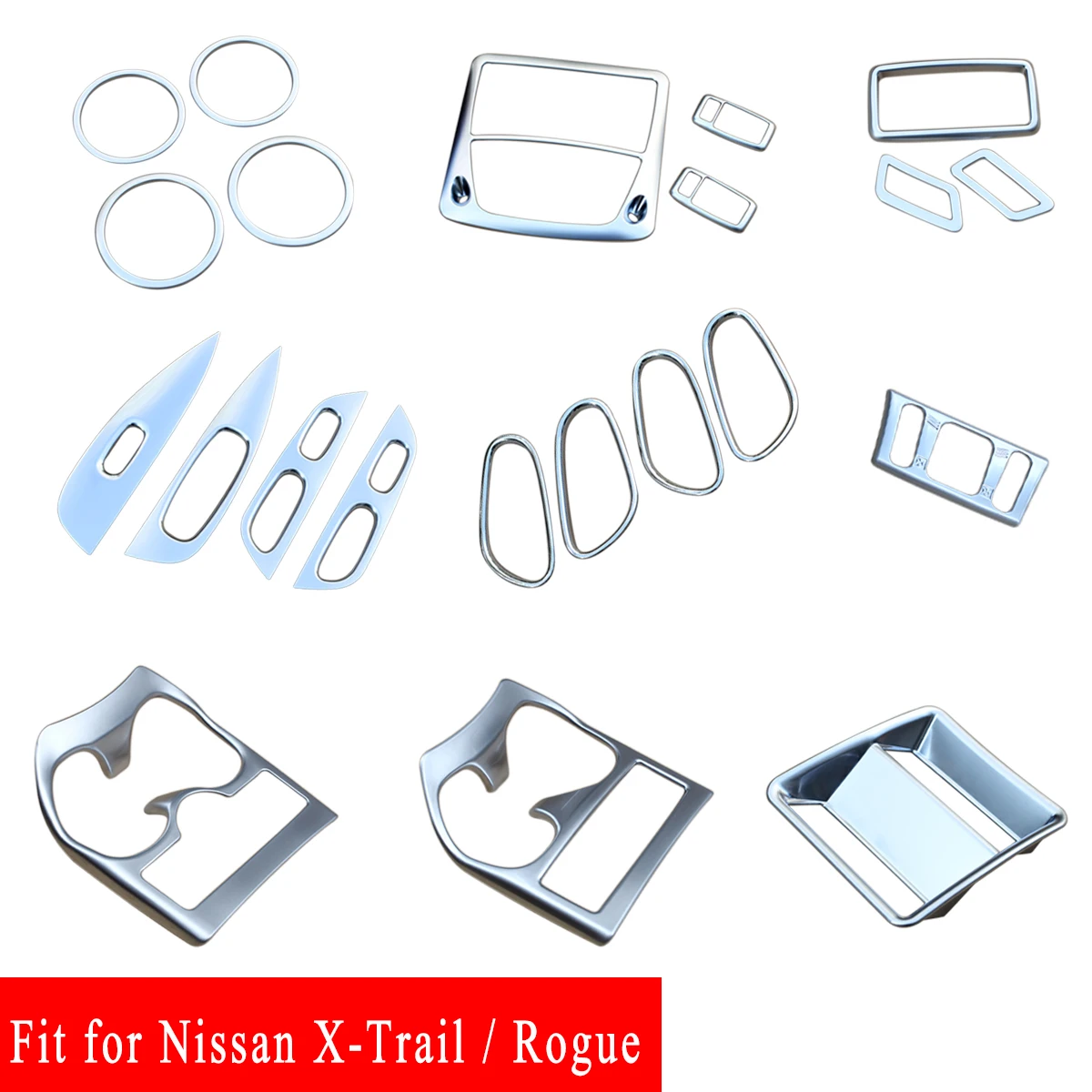 Chrome Air Vent Trumpet Window Switch Water Cup Cover Trim Fit For Nissan X-Trail Rogue T32 2014 2015 2016 2017 2018 Accessories
Chrome Air Vent Trumpet Window Switch Water Cup Cover Trim Fit For Nissan X-Trail Rogue T32 2014 2015 2016 2017 2018 Accessories