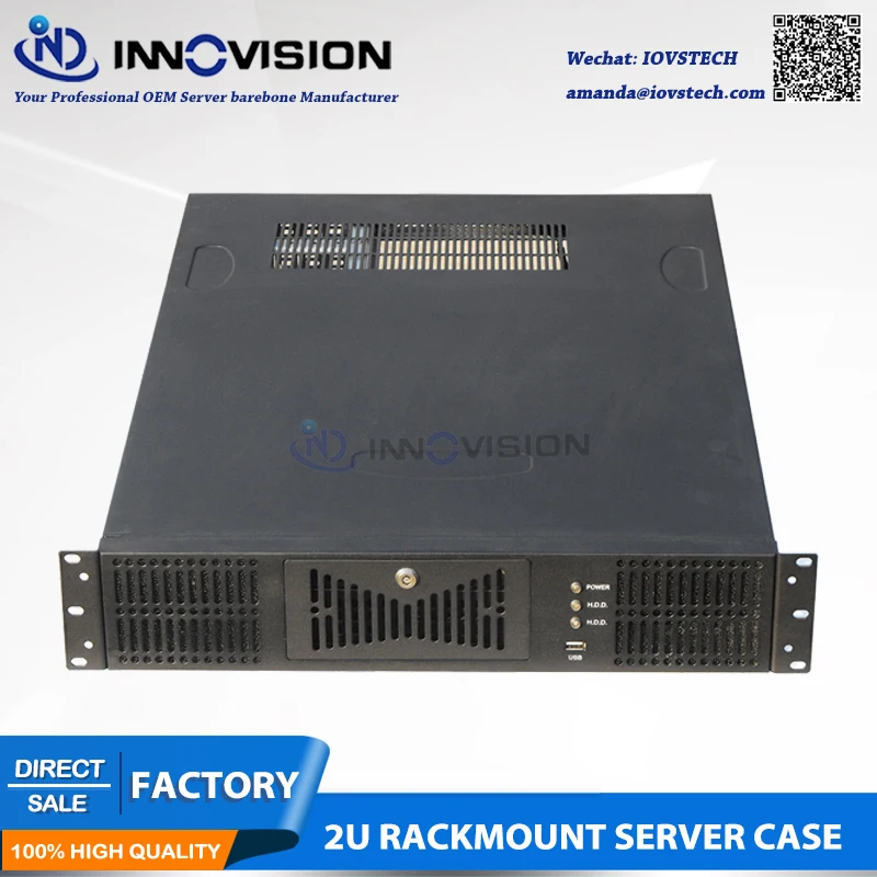 Stable 19" 2U rackmount case RC2630A-2 supports MAX 12"*13" ATX M/B with Three paralle expansional slots for full-height Card
Stable 19" 2U rackmount case RC2630A-2 supports MAX 12"*13" ATX M/B with Three paralle expansional slots for full-height Card