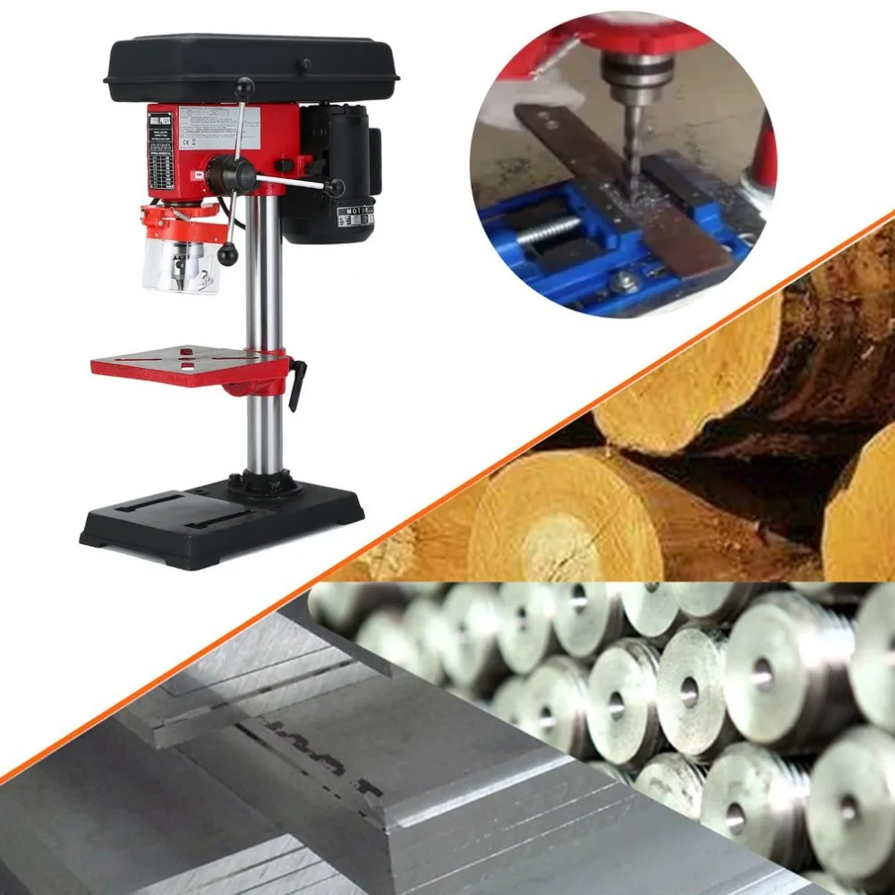 Newest 9 Speed 500W 16MM Pillar Drill Press Bench Electric Drill Press Drill Bits Rotary Pillar Drilling Press Bench Machine
Newest 9 Speed 500W 16MM Pillar Drill Press Bench Electric Drill Press Drill Bits Rotary Pillar Drilling Press Bench Machine