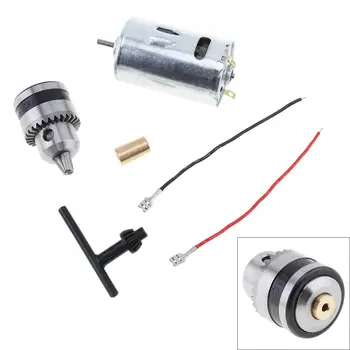 DC 12V-36V 555 Motor Hand Drill with Ball Bearing Big Power and 0.6-6mm B10 Chuck for Wood Working Machine / Drilling Machine
DC 12V-36V 555 Motor Hand Drill with Ball Bearing Big Power and 0.6-6mm B10 Chuck for Wood Working Machine / Drilling Machine