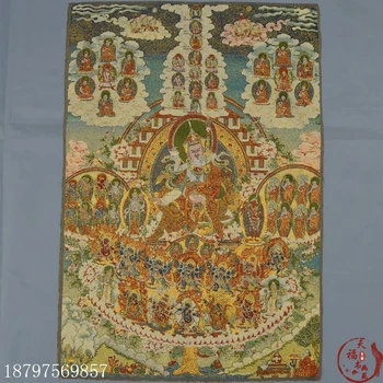 Christmas Tangkazangka brocade silk painting embroidery Tibetan Buddhist style Dalai Buddha Buddha Halloween
Christmas Tangkazangka brocade silk painting embroidery Tibetan Buddhist style Dalai Buddha Buddha Halloween