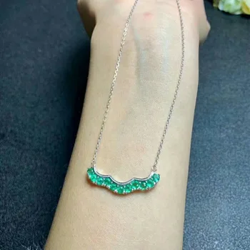 SHILOVEM 925 sterling silver real Natural Emerald Pendants classic fine Jewelry women wedding wholesale new 3*3mm dlp030309agml
SHILOVEM 925 sterling silver real Natural Emerald Pendants classic fine Jewelry women wedding wholesale new 3*3mm dlp030309agml