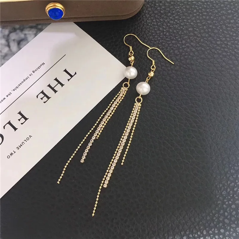Naturel Pearl Tassel Earring circle round long drop earring high quality for women fashion jewelry boucles d'oreille
Naturel Pearl Tassel Earring circle round long drop earring high quality for women fashion jewelry boucles d'oreille
