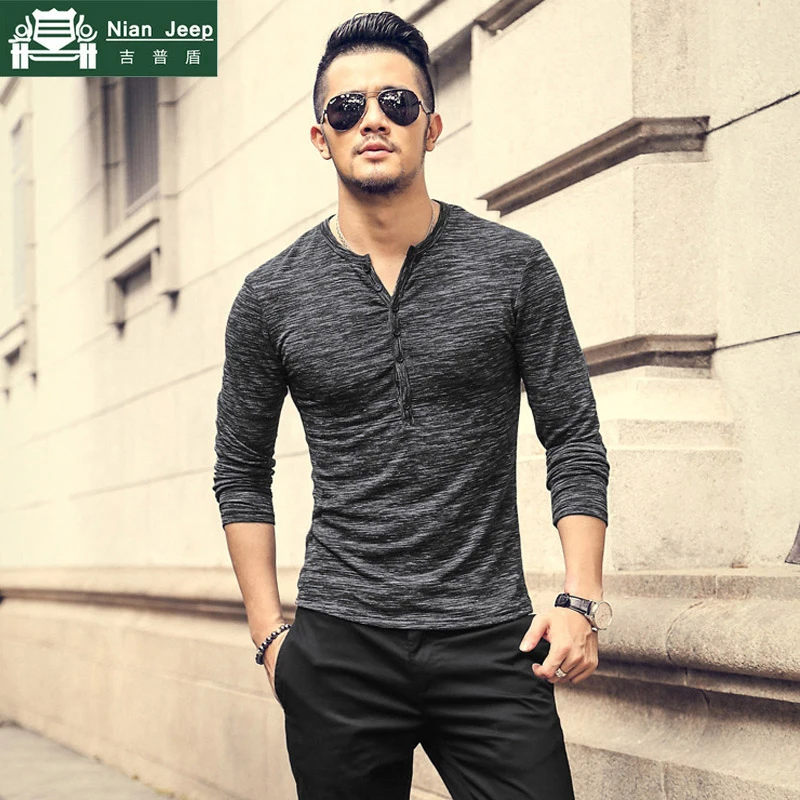 Summer Long Sleeve T Shirt Men Casual Cotton High Quality Slim Tops Tees Henley Shirts Breathable Streetwear camisetas hombre
Summer Long Sleeve T Shirt Men Casual Cotton High Quality Slim Tops Tees Henley Shirts Breathable Streetwear camisetas hombre