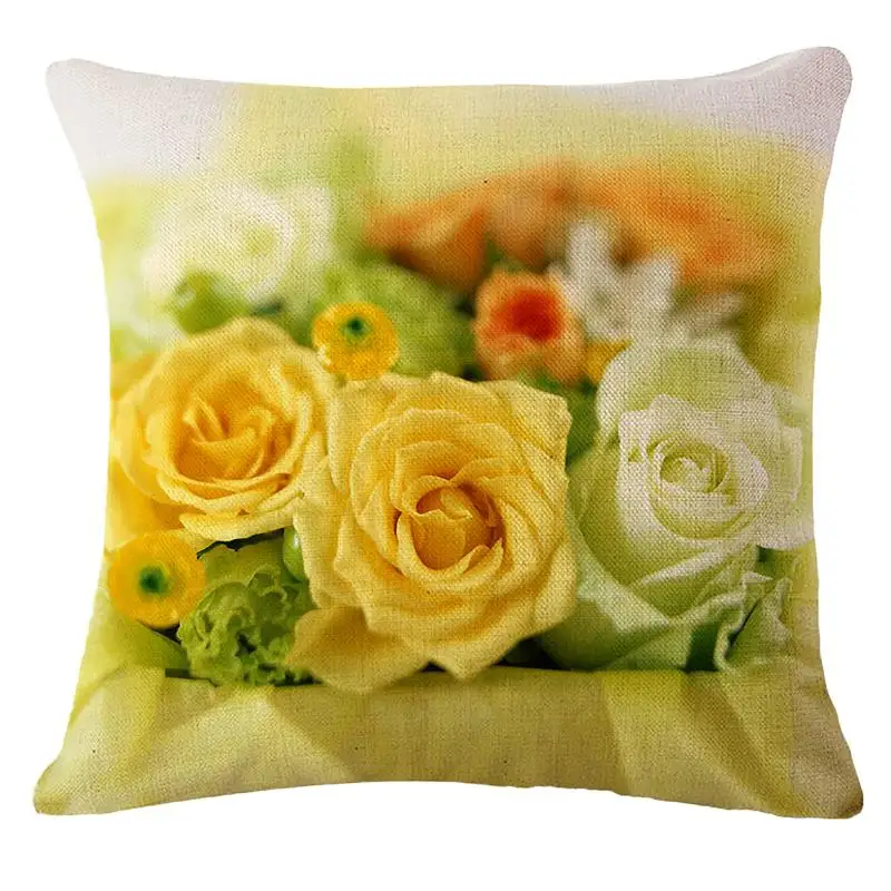 Yellow rose Cushion Home Decor Cushion Decorative Throw Pillows Flowers Sofa Chair Cushions Home Decor Coussin 45*45cm Cojines
Yellow rose Cushion Home Decor Cushion Decorative Throw Pillows Flowers Sofa Chair Cushions Home Decor Coussin 45*45cm Cojines