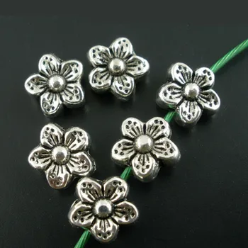 Doreen Box 50PCs 9mm Silver Color zinc alloy Flower Spacers Beads Ancient Japanese Sakura Beads (B02202)
Doreen Box 50PCs 9mm Silver Color zinc alloy Flower Spacers Beads Ancient Japanese Sakura Beads (B02202)