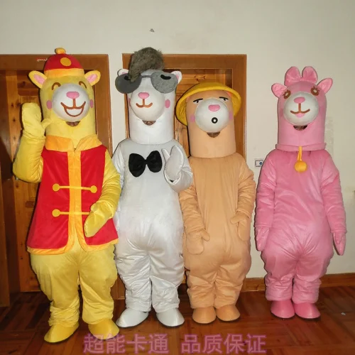 Alpaca Llama Alpacos Mascot Costume Adult Cartoon Character Outfit Fancy Dress Christmas Cosplay for Halloween party event
Alpaca Llama Alpacos Mascot Costume Adult Cartoon Character Outfit Fancy Dress Christmas Cosplay for Halloween party event