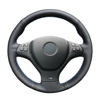 Hand-stitched Black PU Artificial Leather Anti-slip Car Steering Wheel Cover for BMW M Sport X5 E70 M50d X6 E71 X5 M X6 M E71
Hand-stitched Black PU Artificial Leather Anti-slip Car Steering Wheel Cover for BMW M Sport X5 E70 M50d X6 E71 X5 M X6 M E71
