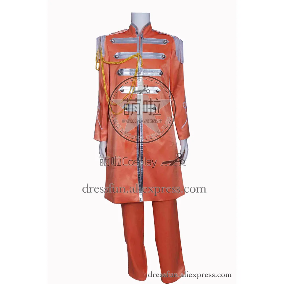 The Beatles Sgt.Pepper/'s Hearts Club George Harrison Cosplay Costume Outfit Suit