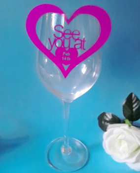 Free Shipping 100pcs Table Marker Wine Glass Name Place Cards fushia wedding date personlized table cards wine glass markers
Free Shipping 100pcs Table Marker Wine Glass Name Place Cards fushia wedding date personlized table cards wine glass markers