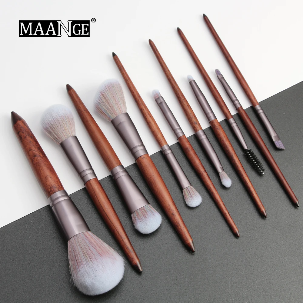 ESSANCEYA 11Pcs Red Wooden Makeup Brushes Set Blush Eye Shadow Foundation Powder Blending Brush Make Up Brush Tools Cosmetic Kit
ESSANCEYA 11Pcs Red Wooden Makeup Brushes Set Blush Eye Shadow Foundation Powder Blending Brush Make Up Brush Tools Cosmetic Kit