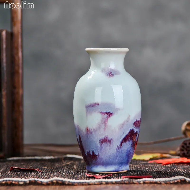 NOOLIM Jingdezhen Antique Ceramic Vase Chinese Porcelain Flower Container Modern Home Living Room Decoration Crafts Ornaments
NOOLIM Jingdezhen Antique Ceramic Vase Chinese Porcelain Flower Container Modern Home Living Room Decoration Crafts Ornaments