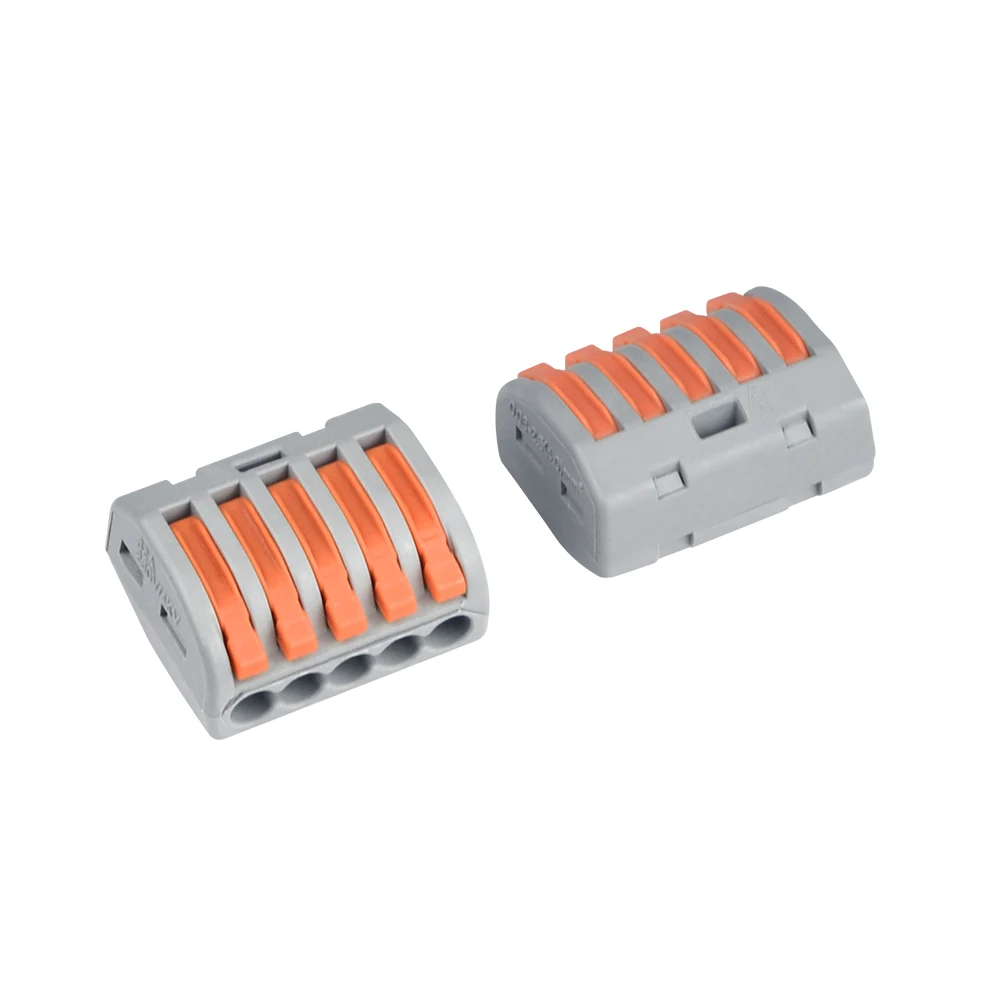 PCT-212 213 214 215 Mini Wiring Connector Conductor Terminal Block Universal Compact Push-in Wire Connectors Electric Cable
PCT-212 213 214 215 Mini Wiring Connector Conductor Terminal Block Universal Compact Push-in Wire Connectors Electric Cable