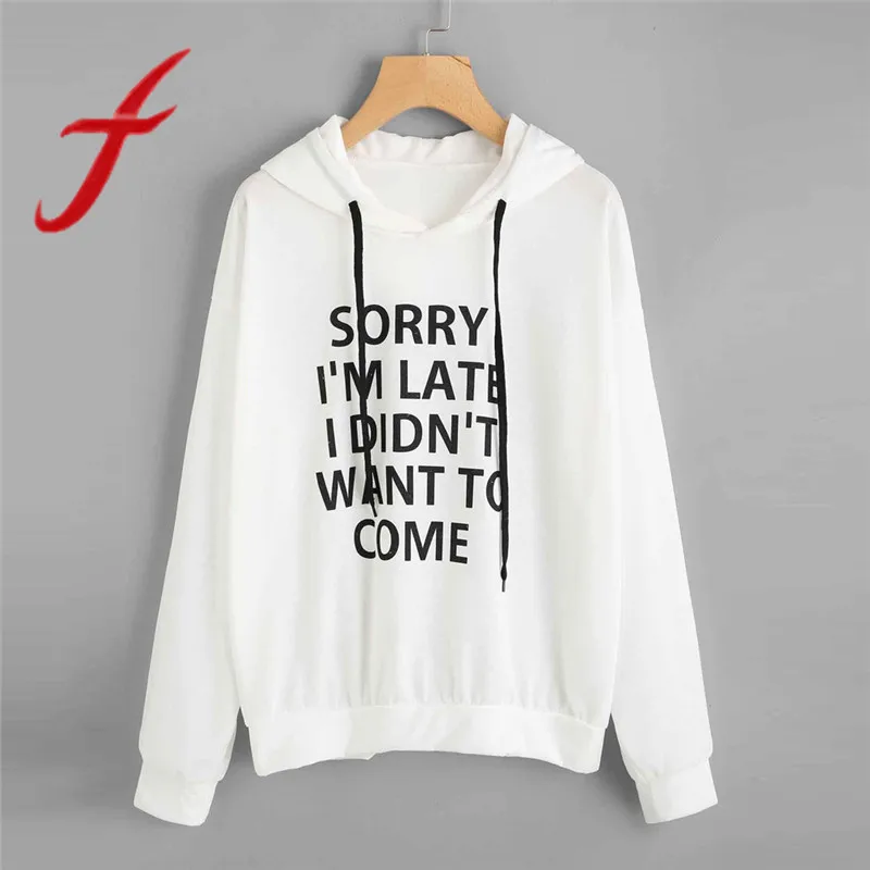 Feitong Autumn Winter Women Hoodie Sweatshirts Autumn Long Sleeve Letter Print Jumper Sweatshirt Pullover Tops sudadera mujer
Feitong Autumn Winter Women Hoodie Sweatshirts Autumn Long Sleeve Letter Print Jumper Sweatshirt Pullover Tops sudadera mujer