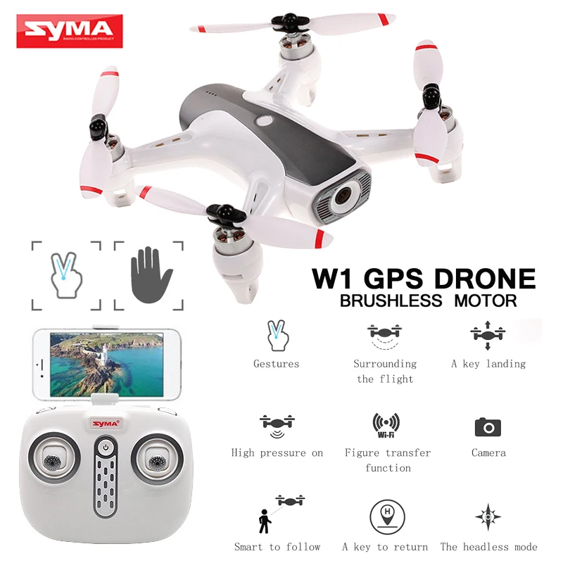 Drone GPS With Camera HD 1080P Adjustable Follow Me Brushless Gestures Control WiFi Optical Flow Positioning FPV RC Quadcopter
Drone GPS With Camera HD 1080P Adjustable Follow Me Brushless Gestures Control WiFi Optical Flow Positioning FPV RC Quadcopter