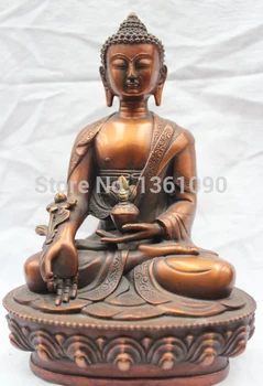 xd 00400 9" Chinese Tibetan Pure Bronze Medicine Buddha Medicinal God Statue Sculpture
xd 00400 9" Chinese Tibetan Pure Bronze Medicine Buddha Medicinal God Statue Sculpture