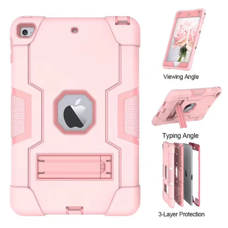 Soft silicone + PC child safety shock cover for Apple iPad mini1/2/3 inch flat child robot hybrid bracket
Soft silicone + PC child safety shock cover for Apple iPad mini1/2/3 inch flat child robot hybrid bracket