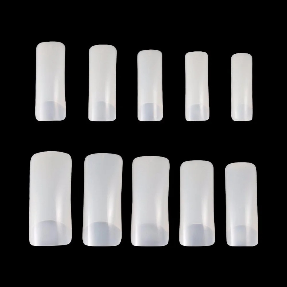 10 Size 500PCS Resin Half Cover Fake Nails Tips Clear Natural Long Square False Artificial Tips DIY Manicure Nail Art Tip H003
10 Size 500PCS Resin Half Cover Fake Nails Tips Clear Natural Long Square False Artificial Tips DIY Manicure Nail Art Tip H003