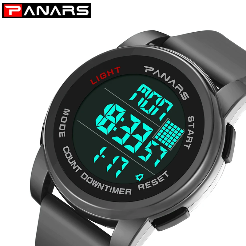 PANARS Sport Watches for Men Digital Wrist Watches Mens Waterproof LED Display Sports Electronic Watch Chronograph Clock 8100
PANARS Sport Watches for Men Digital Wrist Watches Mens Waterproof LED Display Sports Electronic Watch Chronograph Clock 8100