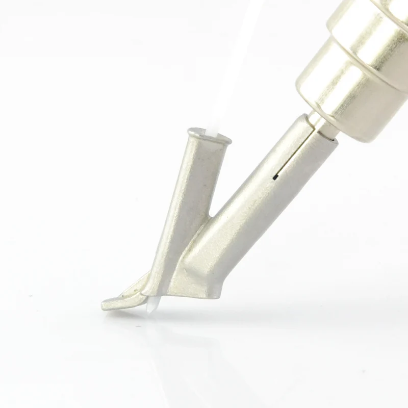Pure titanium alloy plastic welding torch welding nozzle triangle floor welding Y welding gun nozzle mouth nozzle quick drag
Pure titanium alloy plastic welding torch welding nozzle triangle floor welding Y welding gun nozzle mouth nozzle quick drag
