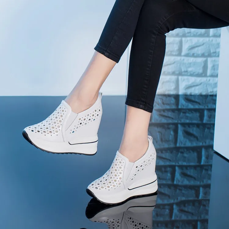 Women summer Shoes Fashion Platform Pumps High Heel Sneakers Genuine Leather Wedges shoes Casual Ladies Footwear
Women summer Shoes Fashion Platform Pumps High Heel Sneakers Genuine Leather Wedges shoes Casual Ladies Footwear